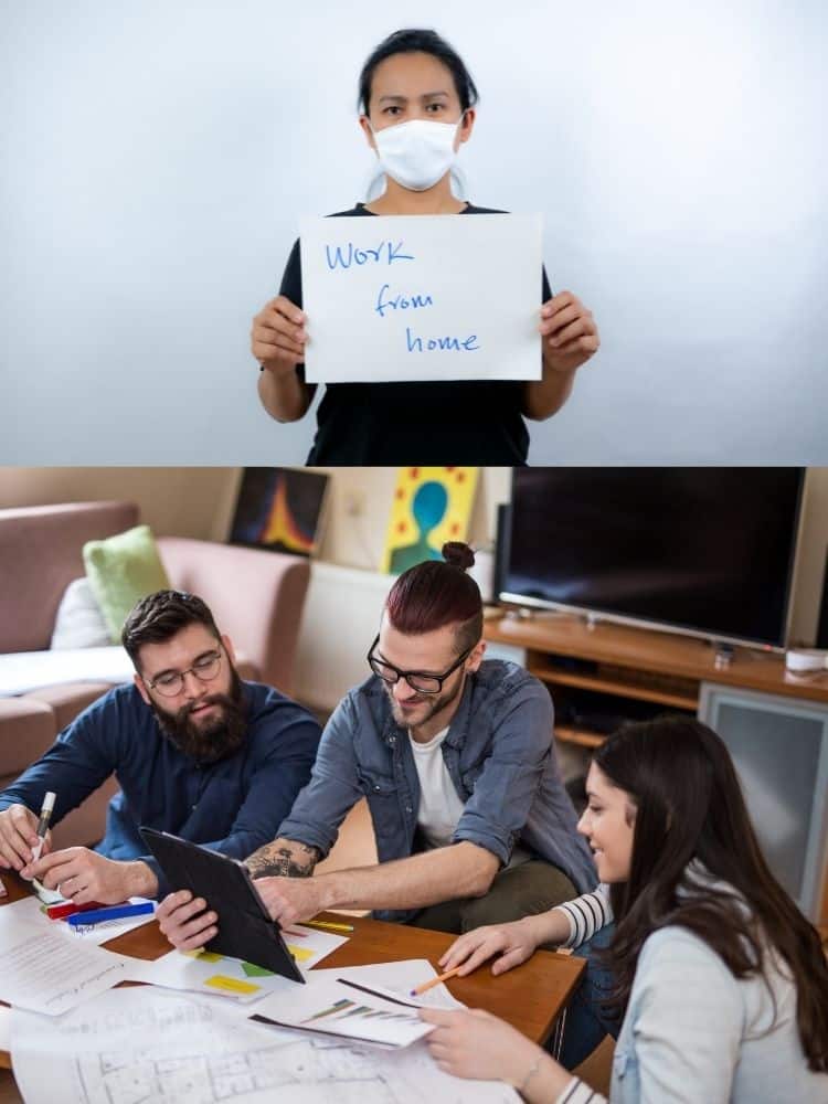 employees working