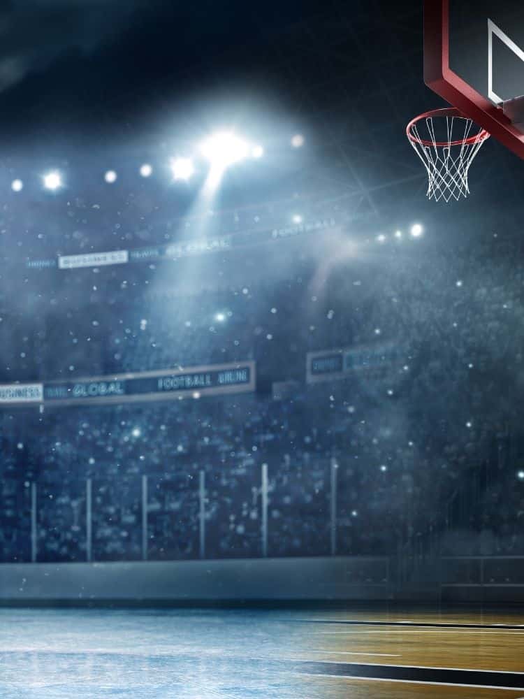 Basketball arena