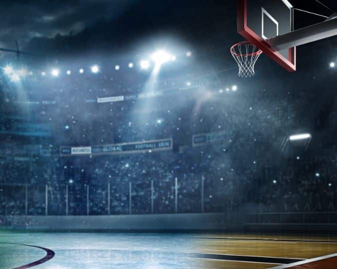 Basketball arena
